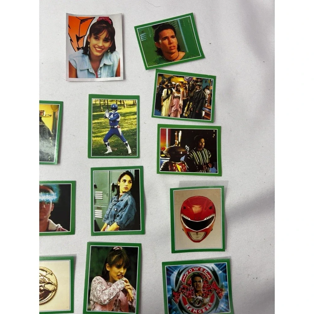 LOT 50+ Merlin Collections Mighty Morphin Power Rangers TRADING STICKER/ROLL